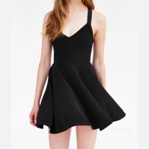 Urban outfitters black mini dress